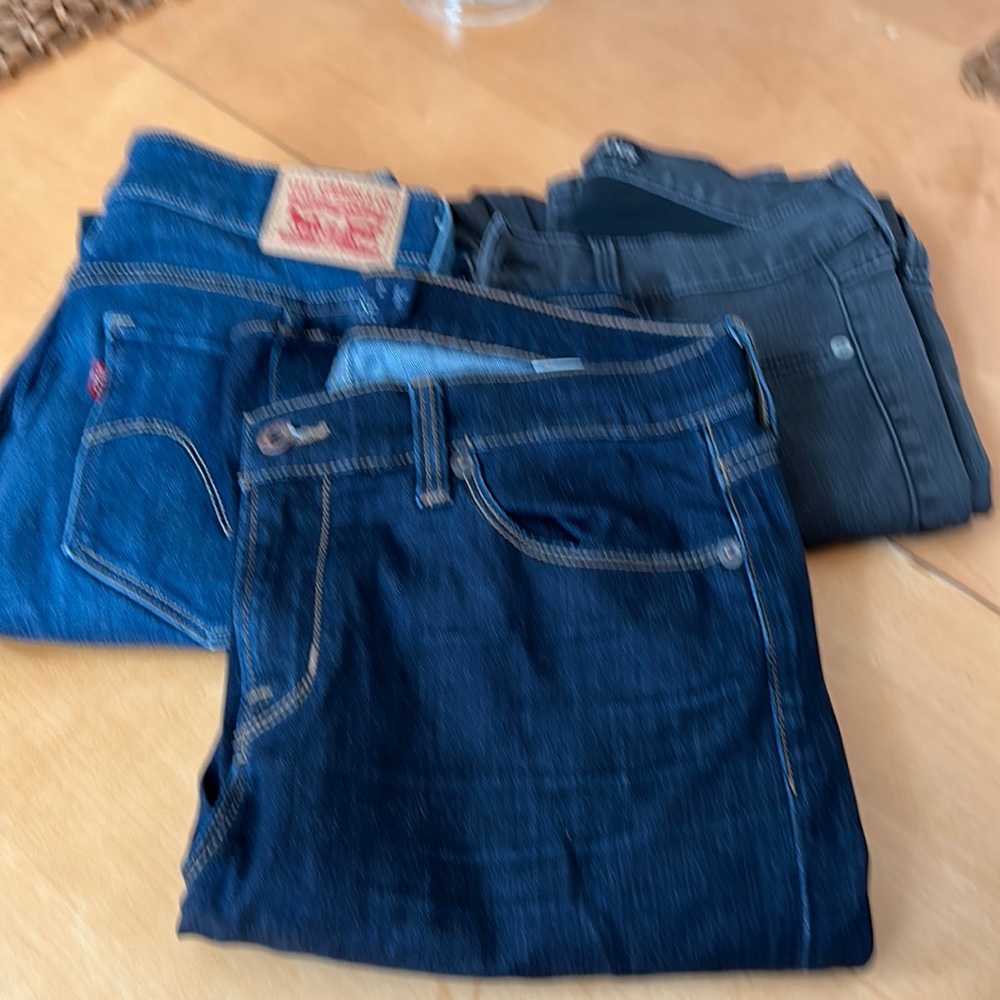 3 pairs size 8 jeans